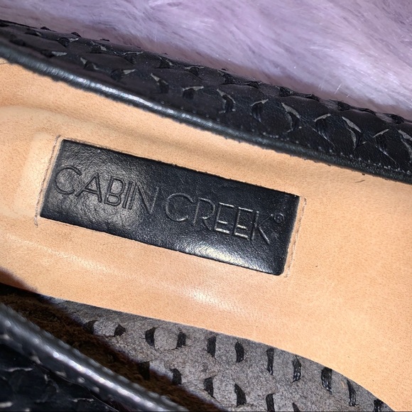 Cabin Creek leather open weave flats 🥿 size 9 - Picture 8 of 14